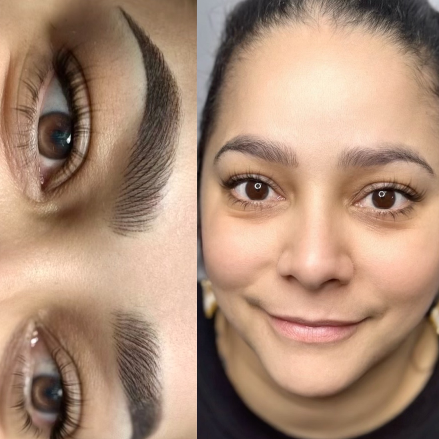 Permanent makeup before and after result 4