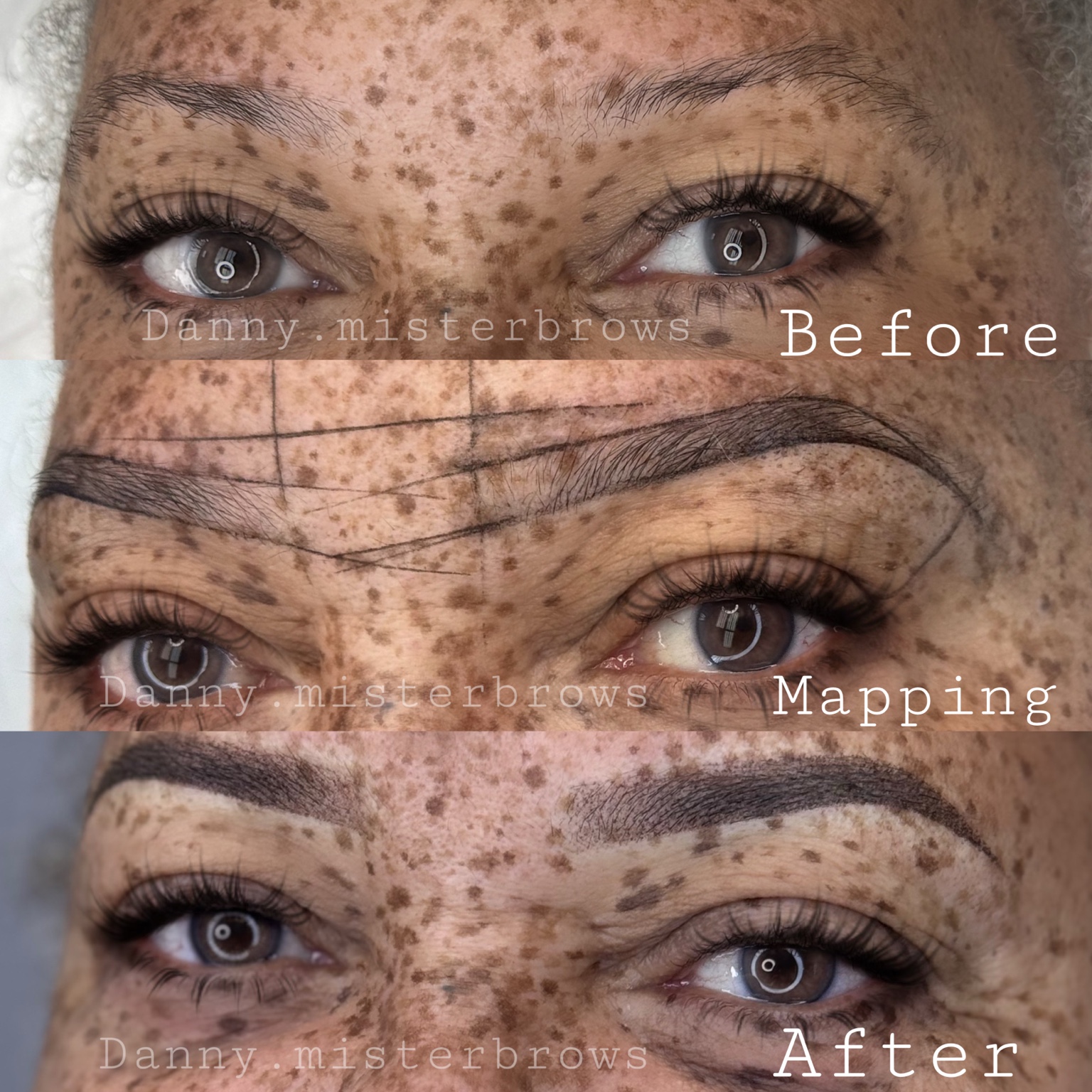 Permanent makeup before and after result 7