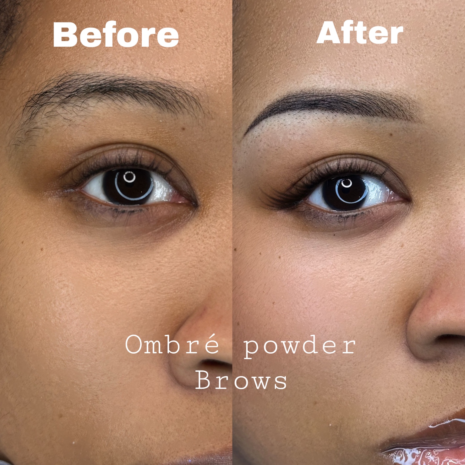 Permanent makeup before and after result 8